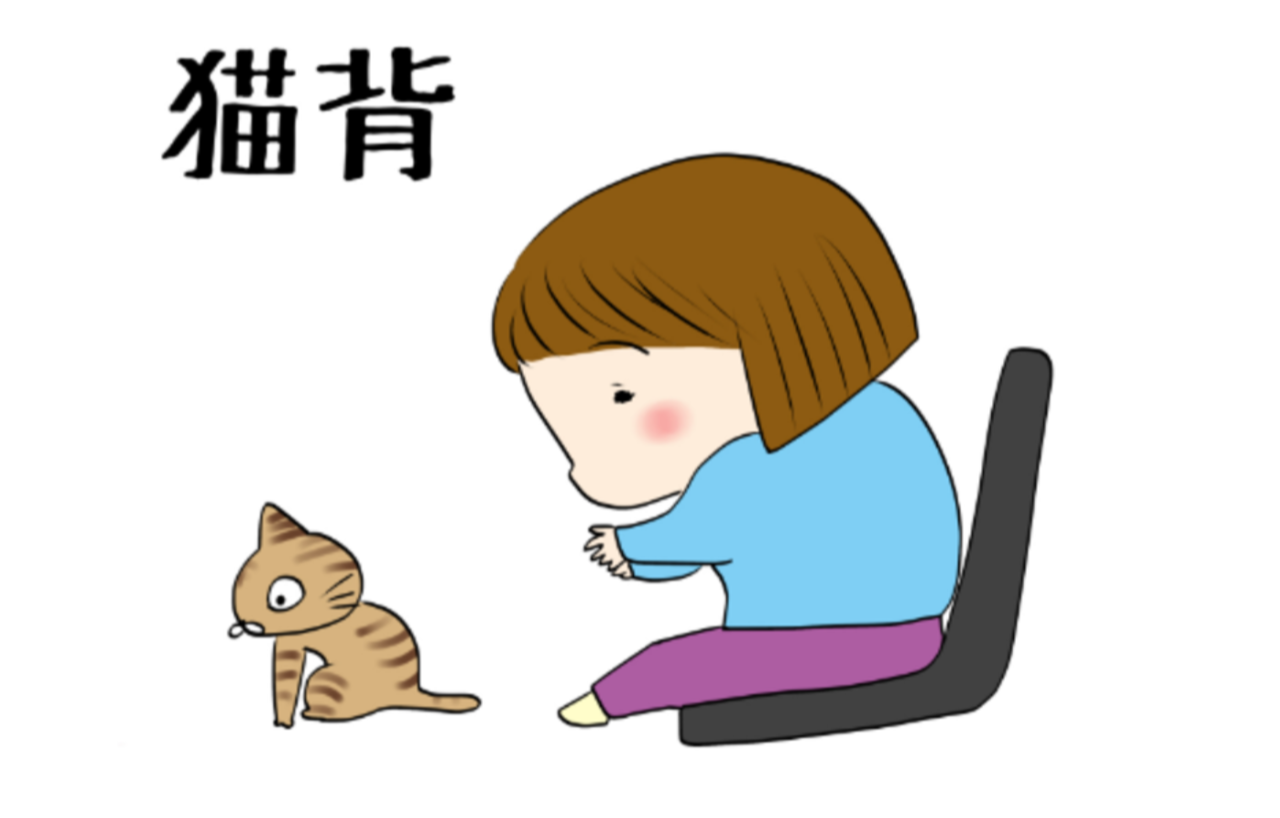 猫背